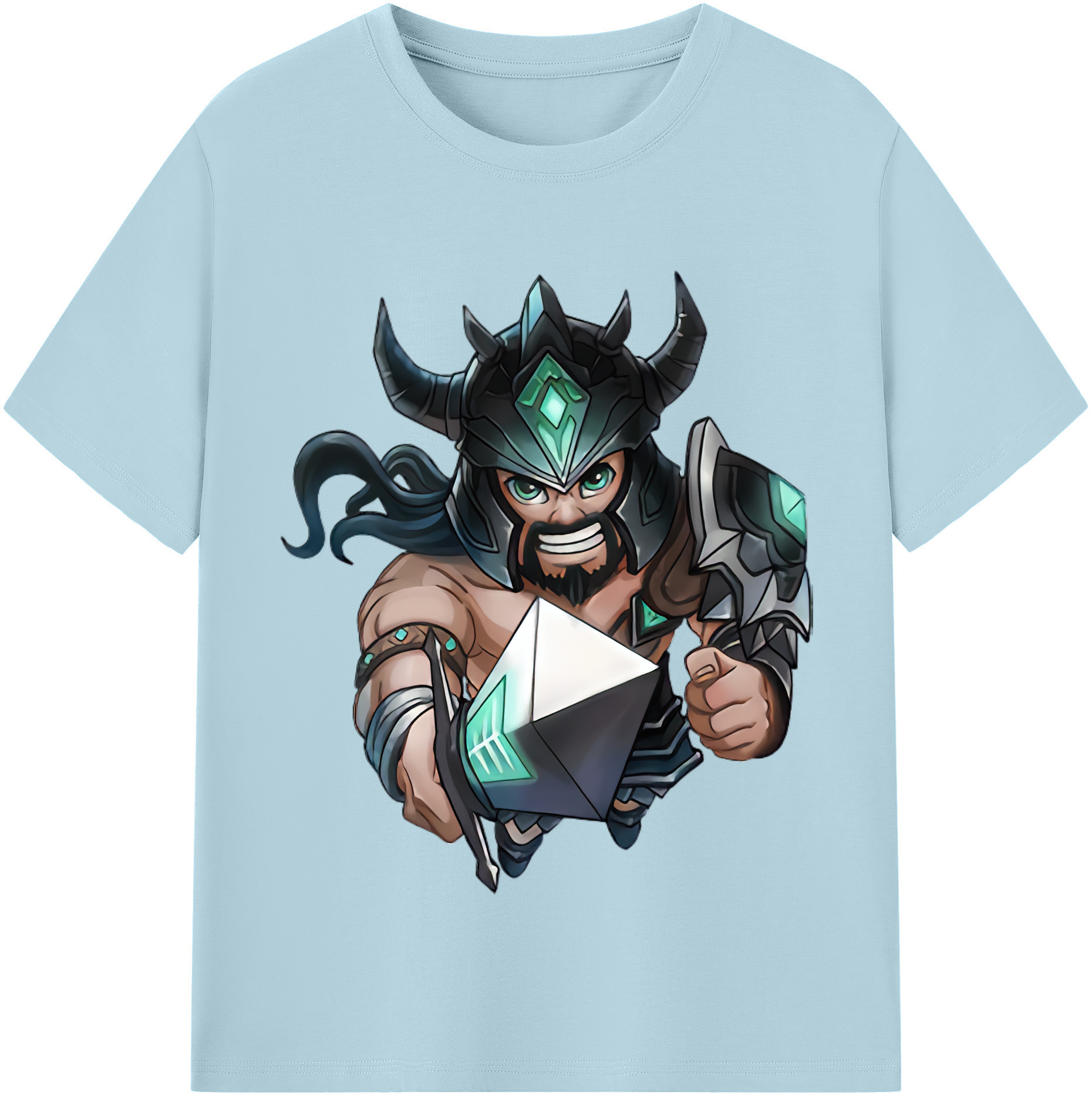 リーグ・オブ・レジェンド League of Legends LOL 綿100％半袖Tシャツ（フロントプリント）